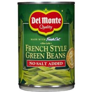 Del Monte No Salt Added Fresh Cut French Style Green Beans, 14.5 oz 