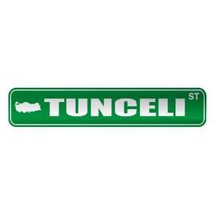   TUNCELI ST  STREET SIGN CITY TURKEY