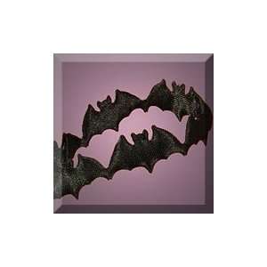  1ea   1 X 10yd Black Bat Charm Ribbon: Arts, Crafts 