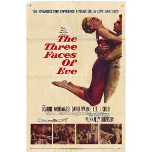  The Three Faces of Eve Poster 27x40 Joanne Woodward David 