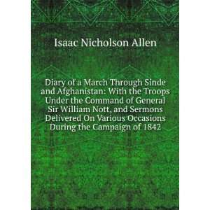   Occasions During the Campaign of 1842 Isaac Nicholson Allen Books