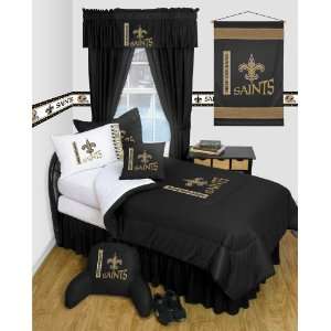   Locker Room Comforter   New Orleans Saints NFL /Color Black Size Twin