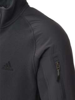 Adidas Mens Outdoor ClimaWarm Fleece Jacket Sweater Top – Grey 