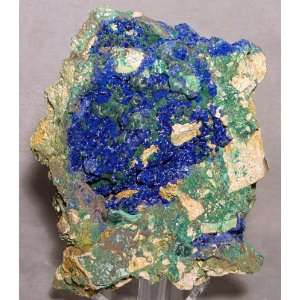  Azurite with Malachite Natural Crystal Specimen China 