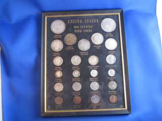 US 20th CENTURY TYPE COINS SET SILVER B4934  