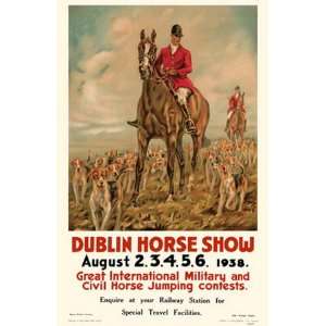  Dublin Horse Show Sports MasterPoster Print, 11x17