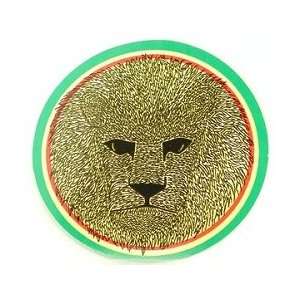  Infamous Network   Rasta Lion   Round Stickers 3 Beauty