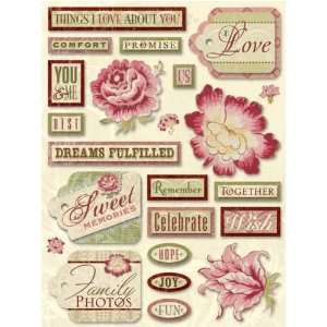  Mckenna Grand Adhesions Embellishments words, Tags 