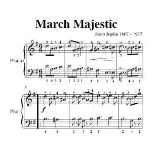   Majestic Scott Joplin Easy Piano Sheet Music Scott Joplin Books