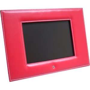  10.4 Digital Photo Album w/ Red Leather Frame and 512MB 