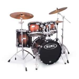  Mapex Saturn Series   Jazz 5 Piece Shell Pack, Rootbeer 