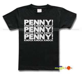 The Big Bang Theory Penny Knock TV Show T Shirt Tee BLK  
