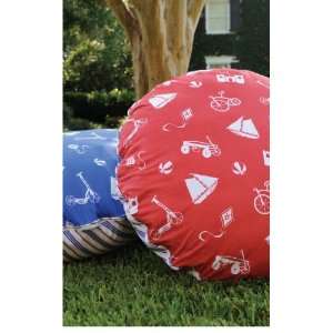  Boys Toys Tuffet Floor Pillow: Home & Kitchen