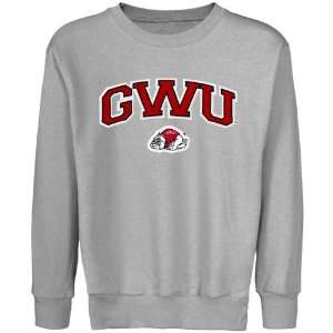  Gardner Webb Bulldogs Youth Logo Arch Applique Crew Neck 