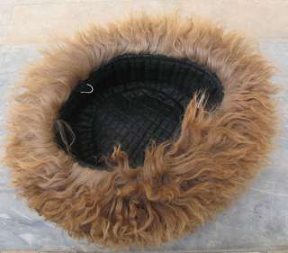 UZBEK TURKMEN TRADITIONAL LONG FUR HAT TELPAK M S 6879  