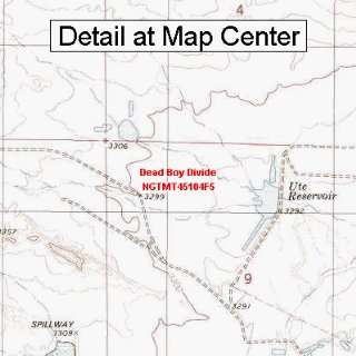  USGS Topographic Quadrangle Map   Dead Boy Divide, Montana 