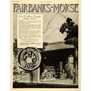  1920 Ad Fairbanks Morse Farming Farm Power Light Plant 