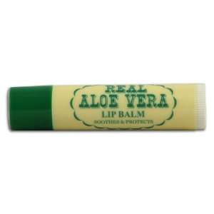 Real Aloe Co. Aloe Vera Lip Balm (Pack: Grocery & Gourmet Food