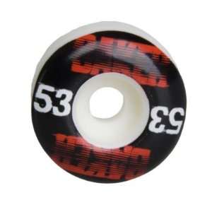  Baker Static Skateboard Wheels   53mm (Set of 4) Sports 