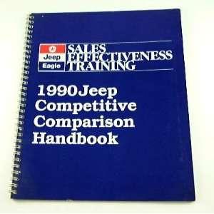   1990 90 JEEP COMPARISON BROCHURE Land Rover Cherokee 