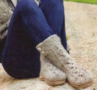 72C CROCHET PATTERN FOR: Tundra Boots Foot Warmers * Both Men & Women 