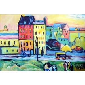  Kandinsky Art Reproductions and Oil Paintings: Houses in 