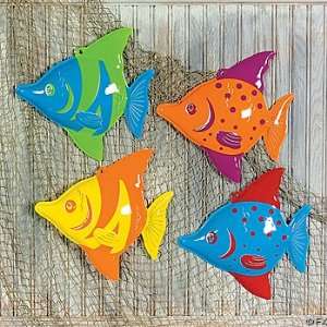  3D Plastic Tropical Fish Decorations (12): Home & Kitchen