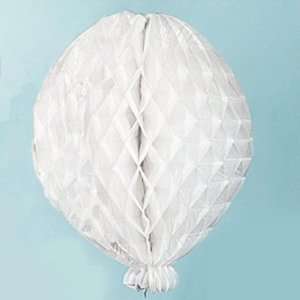   19 Inch White Tissue Balloon Decorations Case Pack 24: Home & Kitchen