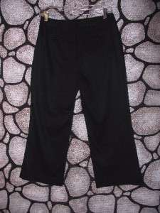 Black Spiegel Capri Pants; Very Nice; sz 8  