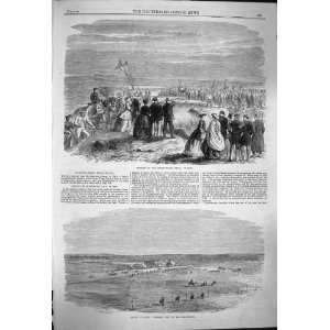  1864 Sweet Water Canal Suez Horse Racing Cairo Egypt