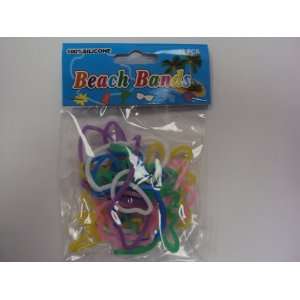   Beach Rubba Bandz Shaped Rubber Bands Bracelets 12pack: Toys & Games