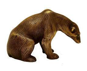 Antique Bronze Figure Of Polar Bear  