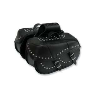  Carroll Leather H774P Black Heavy Duty Saddlebag For 