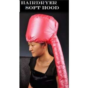  Portable Hair Dryer Soft Hood Bonnet Attachment  Pink 