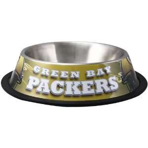  Green Bay Packers Stainless Steel Pet Bowl Sports 