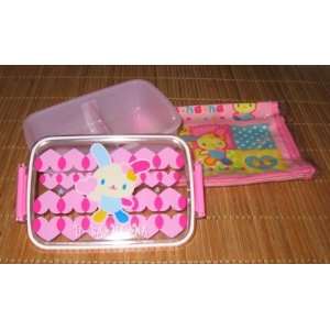  Usahana Bento Lunch Box with Bag (450ml)
