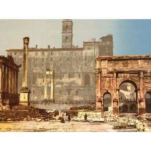   Triumphal Arch of Septimus Severus Rome Italy 24 X 18: Everything Else