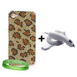  Apple iphone 4S Accessories Kit: Classic Cheetah Animal Print 