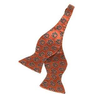  Auburn Hand tied Bow Tie Orange