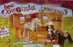 New Bratz Horse Stable Set Cowgirls 19 Pc  