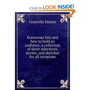   and sketches for all occasions Grenville Kleiser  Books