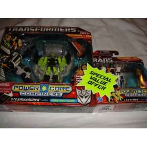  HASBRO TRANSFORMERS POWER CORE COMBINERS STEAMHAMMER WITH 