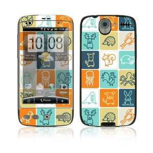    HTC Desire Skin Decal Sticker   Animal Squares: Everything Else