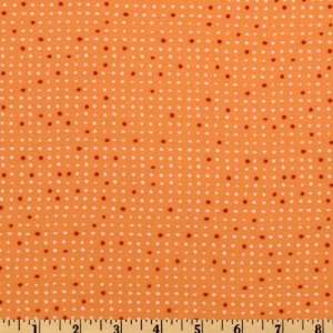   Workshop Dots Orange Fizz Fabric By The Yard: Arts, Crafts & Sewing