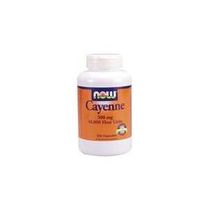  Cayenne by NOW Foods   (500mg   250 Capsules) Health 