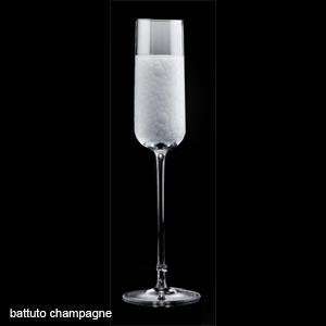 battuto champagne flute by salviati:  Kitchen & Dining