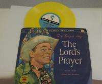   DALE EVANS LORDS PRAYER/AVE MARIA 45 RPM RECORD LITTLE GOLDEN  