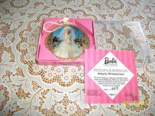 Enesco Porcelain Barbie Ornament Wedding Day 1959 NIB  