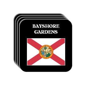 US State Flag   BAYSHORE GARDENS, Florida (FL) Set of 4 Mini Mousepad 