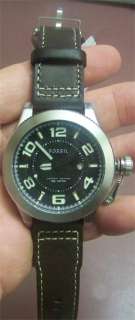 Paratrooper, aviation style with canteen crown, mens wristwatch.